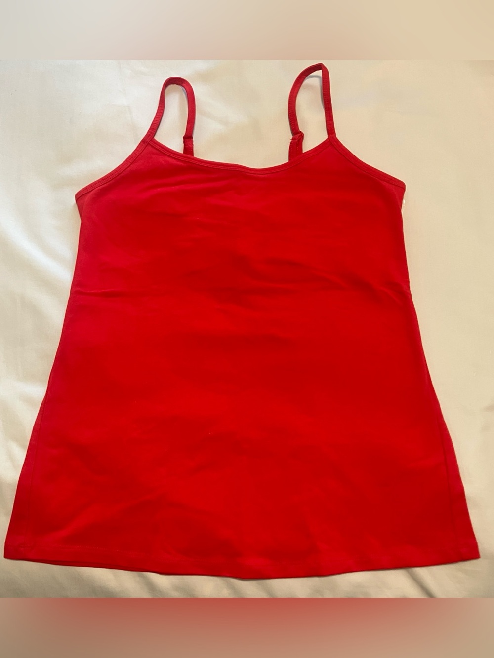 Torrid Foxy Scoop Neck Built-In Bra Cami - Adrenaline Rush Red - NWT